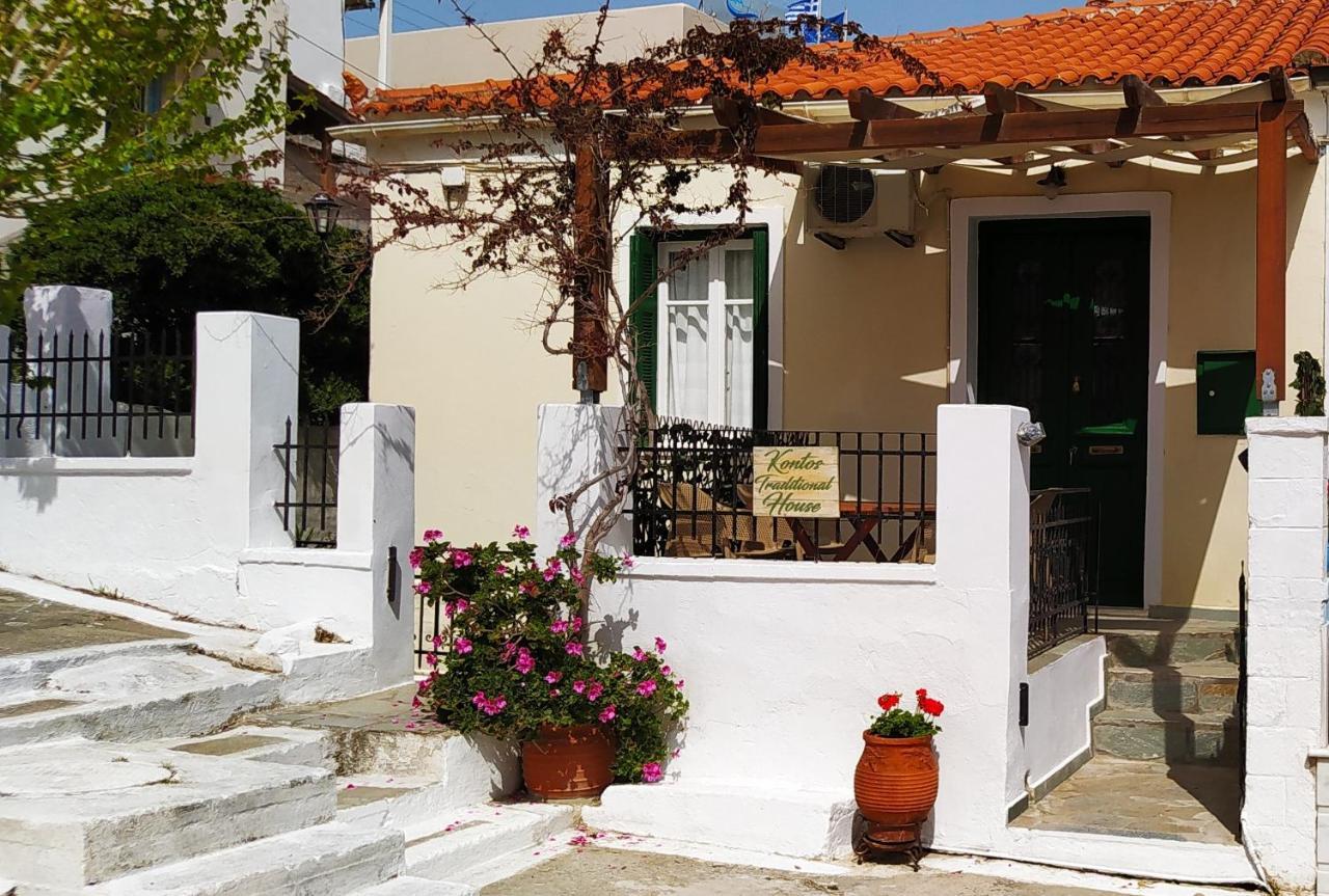 Kontos-Traditional House In Andros Beach المظهر الخارجي الصورة
